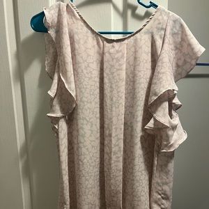 Dressy shirt with heart pattern